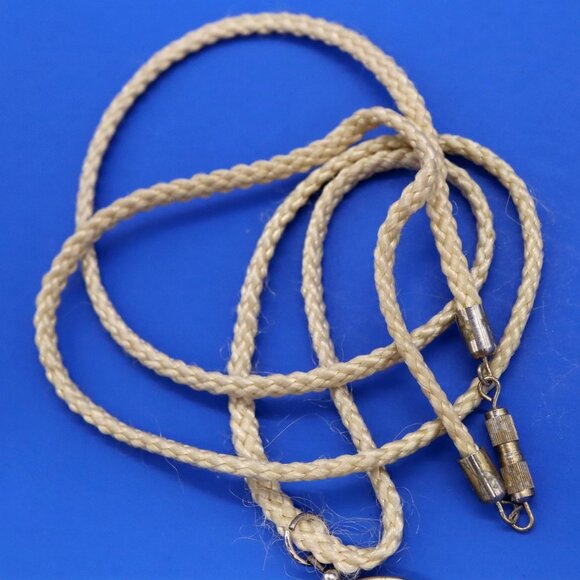 Set of 2 Cloisonne' Necklaces Elephant & Floral Pendant on Cord Vtg Estate Find - Picture 9 of 9